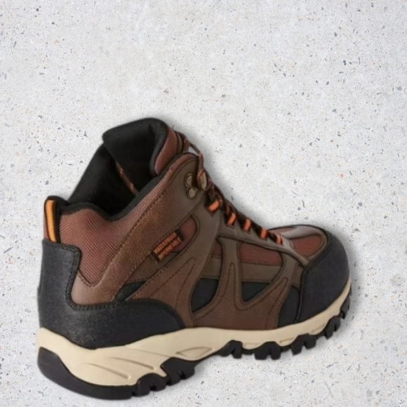 Ozark Trail Tofino Boots Waterproof High Top Faux Leather Upper Lace Brown M 10 - Picture 3 of 9